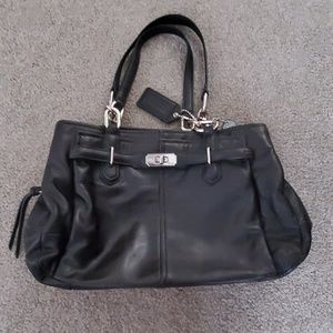 Black coach purse